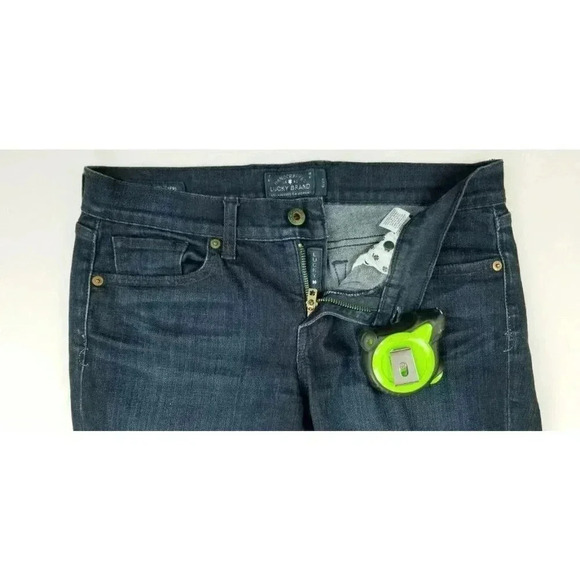 Lucky Brand 28X28 Women's Charlie Pencil Capri Size 6/28 Indigo Blue Denim Jeans - Picture 9 of 13